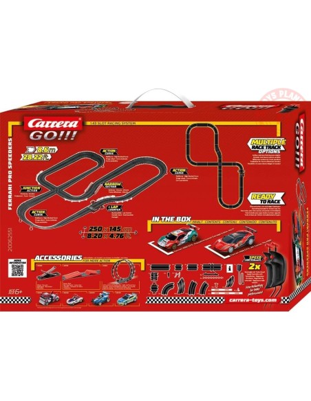 Pista elettrica Ferrari Pro Speeders race truck 1:43 CARRERA 20062551 PISTE CARRERA