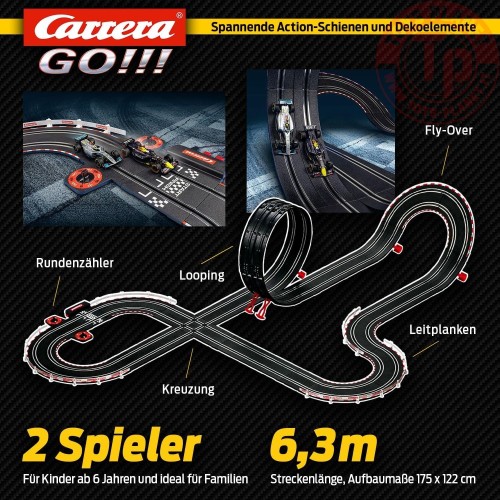 Pista elettrica f1 max performance race truck 1:43 CARRERA 20062548 PISTE CARRERA