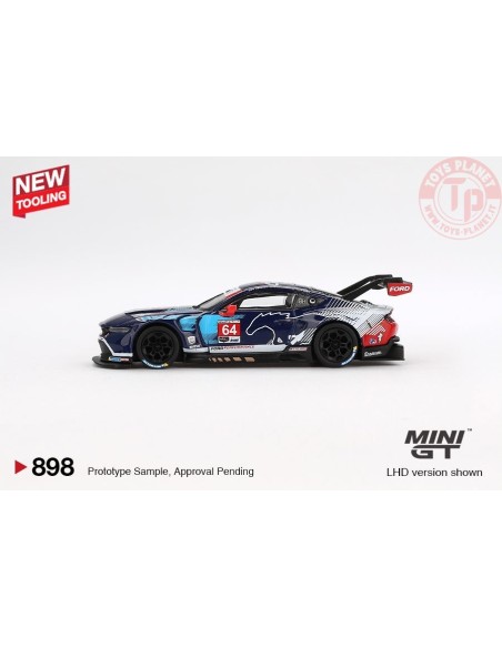 FORD MUSTANG GT3 N64 FORD MULTIMATIC MOTORSPORTS DAYTONA 24 HRS 2024 1:64 MGT00898-L MINI GT