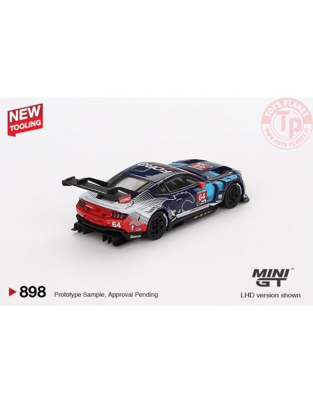FORD MUSTANG GT3 N64 FORD MULTIMATIC MOTORSPORTS DAYTONA 24 HRS 2024 1:64 MGT00898-L MINI GT