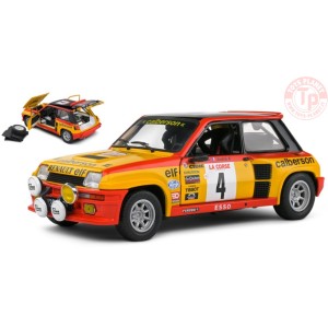RENAULT R5 TURBO N.4 TOUR DE CORSE 1980 W/LIGHTS RAGNOTTI-ANDRIE 1:18 SL1801314 SOLIDO