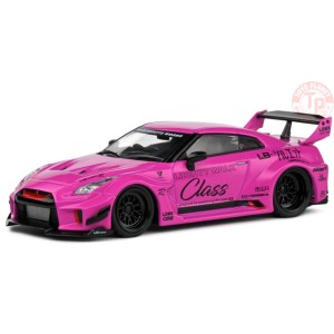 NISSAN GT-R (R35) LB WORKS SILHOUETTE COUPE 2019 PURPLE 1:43 SL4311210 SOLIDO