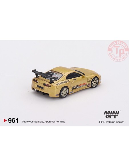 TOYOTA SUPRA MK4 (A80) TOP SECRET GT-300 TOP SECRET GOLD 2023 1:64 MGT00961-R MINI GT