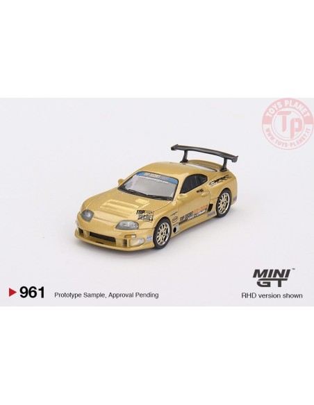 TOYOTA SUPRA MK4 (A80) TOP SECRET GT-300 TOP SECRET GOLD 2023 1:64 MGT00961-R MINI GT