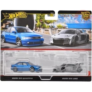Audi S4 Quattro/Audi R8 LMS 1/64 HOT WHEELS JDY82 HOT WHEELS