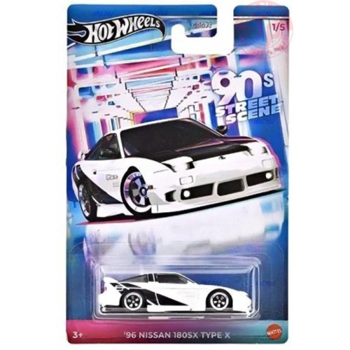 '96 NISSAN 180SX TYPE X 1/64 HOT WHEELS JCB57 HOT WHEELS