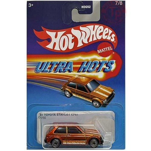 '81 TOYOTA STARLET KP61 1/64 HOT WHEELS JBY66 HOT WHEELS