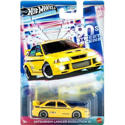 MITSUBISHI LANCER EVOLUTION VI 1/64 HOT WHEELS JCB58 HOT WHEELS