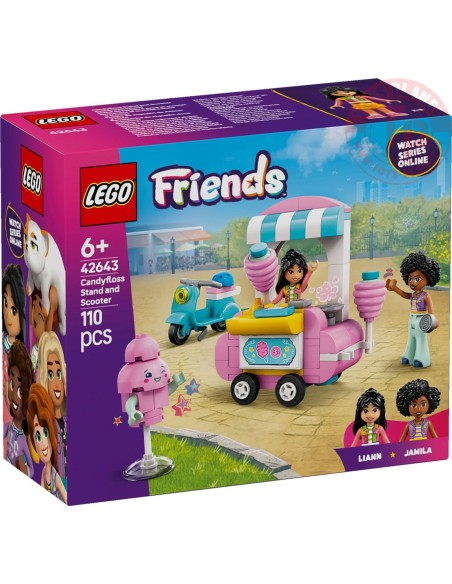 Bancarella di zucchero filato e scooter LEGO FRIENDS 42643 LEGO