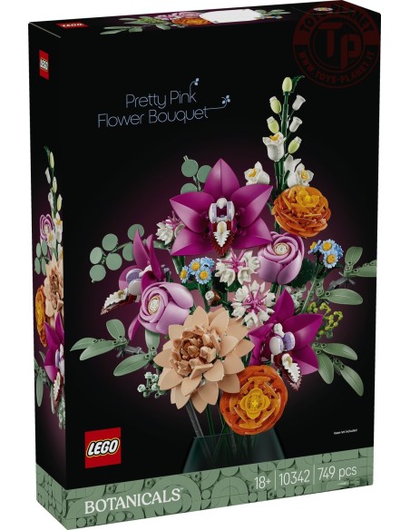 Bouquet di fiori rosa LEGO BOTANICAL 10342 LEGO