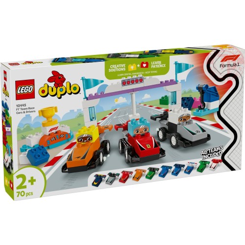 Auto da corsa e piloti Team F1 LEGO DUPLO 10445 LEGO
