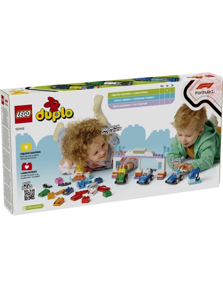 Auto da corsa e piloti Team F1 LEGO DUPLO 10445 LEGO Auto da corsa e piloti Team F1 LEGO DUPLO 10445 LEGO
