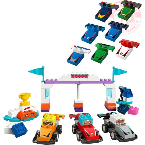 Auto da corsa e piloti Team F1 LEGO DUPLO 10445 LEGO