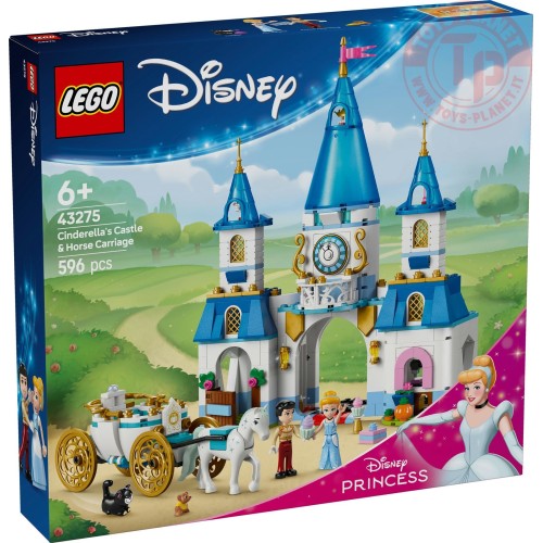 Castello e carrozza di Cenerentola LEGO DISNEY 43275 LEGO