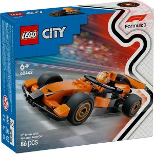 Pilota e monoposto McLaren F1 LEGO CITY 60442 LEGO