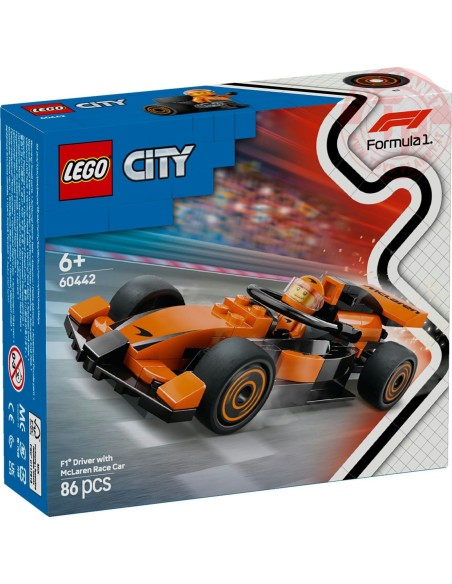 Pilota e monoposto McLaren F1 LEGO CITY 60442 LEGO