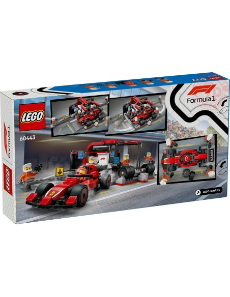 Pitstop e meccanici con monoposto Ferrari F1 LEGO CITY 60443 LEGO