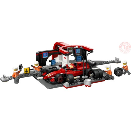 Pitstop e meccanici con monoposto Ferrari F1 LEGO CITY 60443 LEGO
