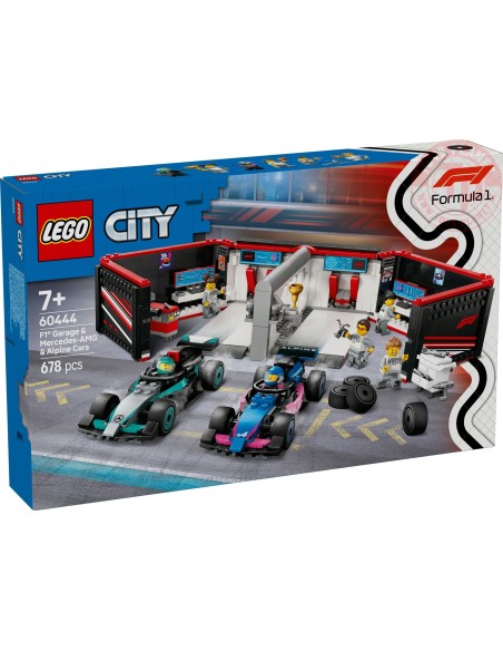 Garage con monoposto Mercedes-AMG e Alpine F1 LEGO CITY 60444 LEGO