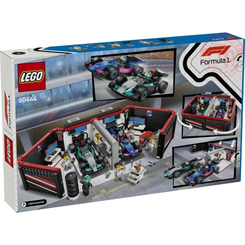 Garage con monoposto Mercedes-AMG e Alpine F1 LEGO CITY 60444 LEGO