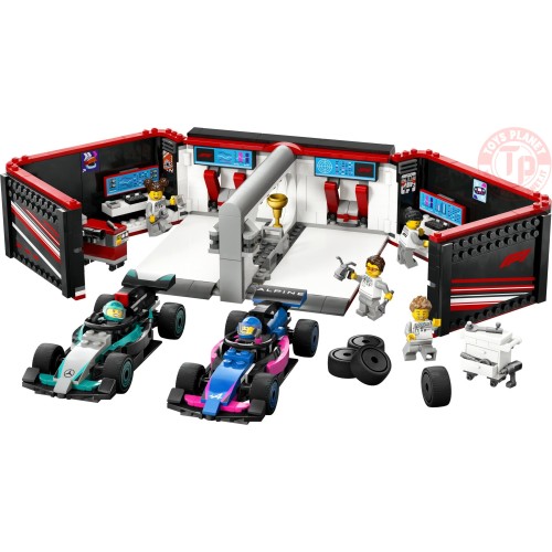 Garage con monoposto Mercedes-AMG e Alpine F1 LEGO CITY 60444 LEGO