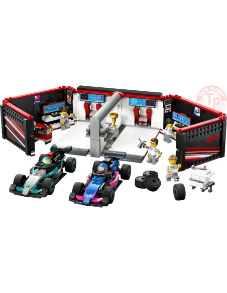 Garage con monoposto Mercedes-AMG e Alpine F1 LEGO CITY 60444 LEGO