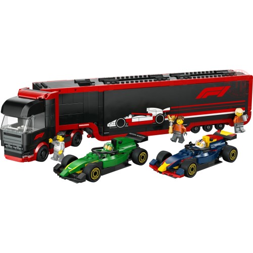 Autotrasportatore F1 con monoposto RB20 e AMR24 F1 LEGO CITY 60445 LEGO