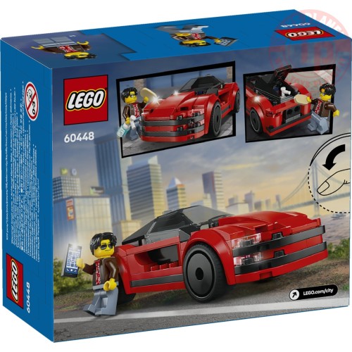 Auto sportiva rossa LEGO CITY 60448 LEGO