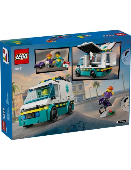 Ambulanza di emergenza LEGO CITY 60451 LEGO