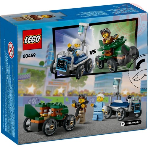 Pack veicoli da corsa: aereo contro letto d’ospedale LEGO CITY 60459 LEGO