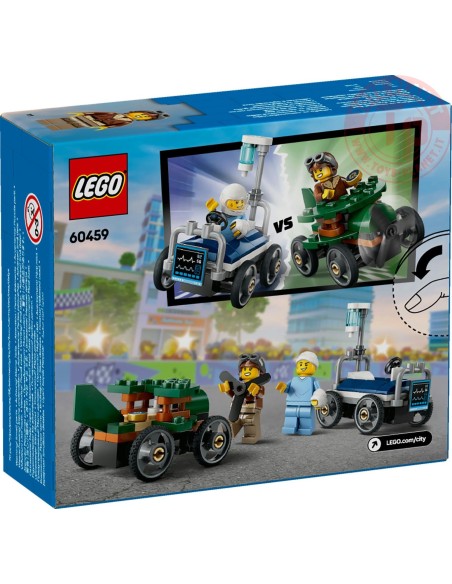 Pack veicoli da corsa: aereo contro letto d’ospedale LEGO CITY 60459 LEGO Pack veicoli da corsa: aereo contro letto d’ospedale LEGO CITY 60459 LEGO