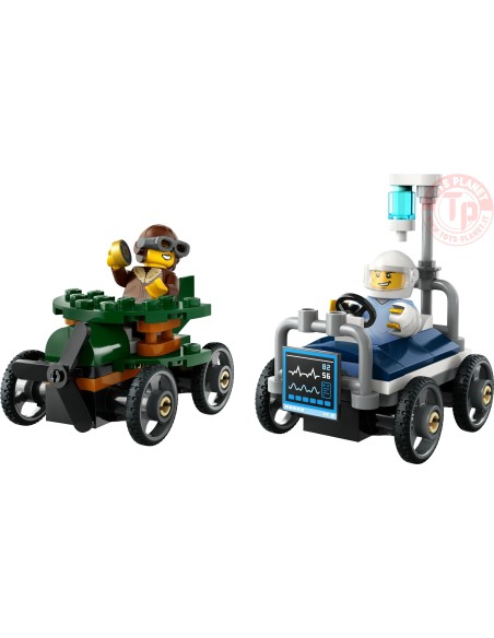 Pack veicoli da corsa: aereo contro letto d’ospedale LEGO CITY 60459 LEGO Pack veicoli da corsa: aereo contro letto d’ospedale LEGO CITY 60459 LEGO