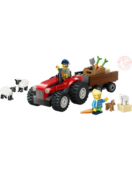 Trattore agricolo rosso con rimorchio e pecore LEGO CITY 60461 LEGO Trattore agricolo rosso con rimorchio e pecore LEGO CITY 60461 LEGO