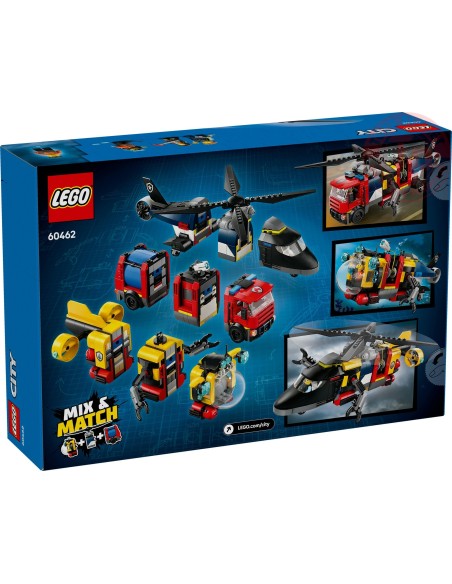 Elicottero, autopompa e sottomarino LECO CITY 60462 LEGO Elicottero, autopompa e sottomarino LECO CITY 60462 LEGO