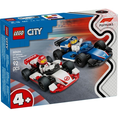 Monoposto Williams Racing e Haas F1 LECO CITY 60464 LEGO