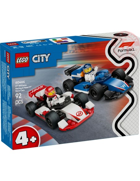 Monoposto Williams Racing e Haas F1 LECO CITY 60464 LEGO
