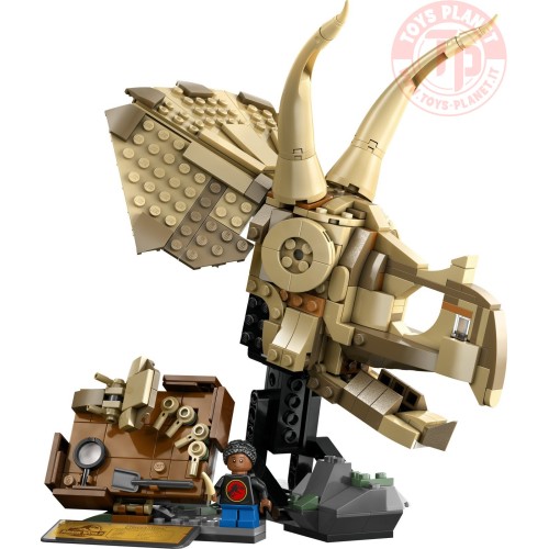 Fossili di dinosauro: teschio di Triceratopo LEGO JURASSIC WORLD 76969 LEGO