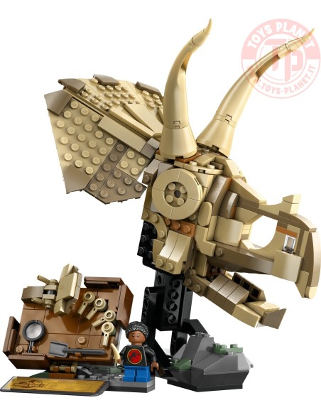 Fossili di dinosauro: teschio di Triceratopo LEGO JURASSIC WORLD 76969 LEGO