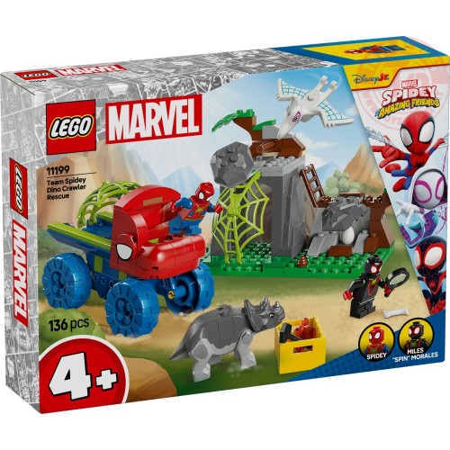 Team Spidey: salvataggio su dino-ruspa LEGO MARVEL 11199 LEGO