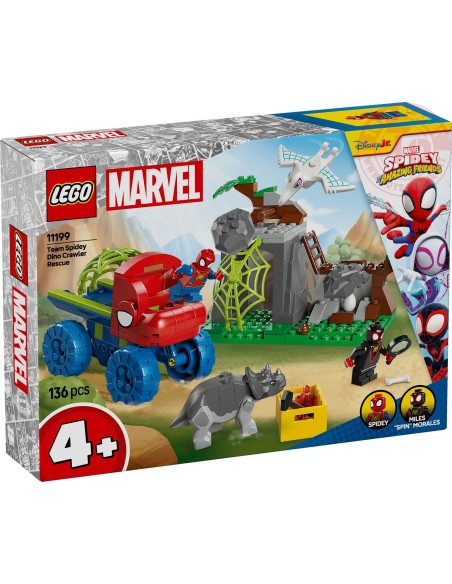 Team Spidey: salvataggio su dino-ruspa LEGO MARVEL 11199 LEGO