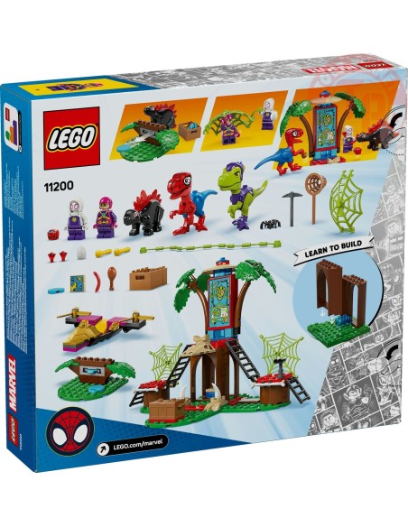 Battaglia con il raptor al quartier generale sull’albero di Spider-man e Gobby LEGO MARVEL 11200 LEGO
