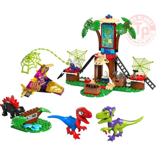 Battaglia con il raptor al quartier generale sull’albero di Spider-man e Gobby LEGO MARVEL 11200 LEGO