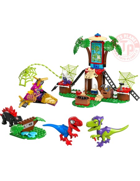 Battaglia con il raptor al quartier generale sull’albero di Spider-man e Gobby LEGO MARVEL 11200 LEGO
