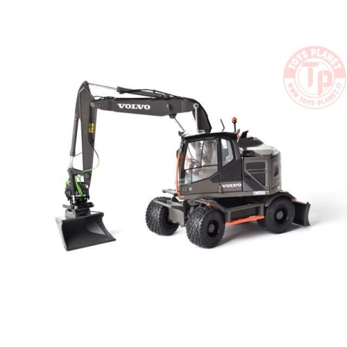 Volvo EWR 150E wheeled excavator Limited Black Edition (999 pieces) Nokian Ground Kare tyre version AT3200116 AT COLLECTIONS
