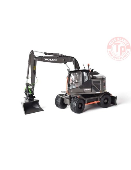 Volvo EWR 150E wheeled excavator Limited Black Edition (999 pieces) Nokian Ground Kare tyre version AT3200116 AT COLLECTIONS