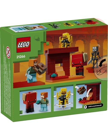 Battaglia sul ponte del Nether LEGO MINECRAFT 21266 LEGO Battaglia sul ponte del Nether LEGO MINECRAFT 21266 LEGO