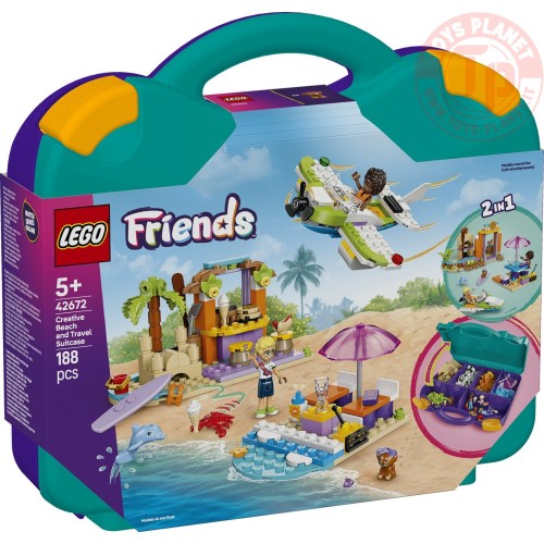 Valigia creativa da spiaggia e da viaggio LEGO FRIENDS 42672 LEGO