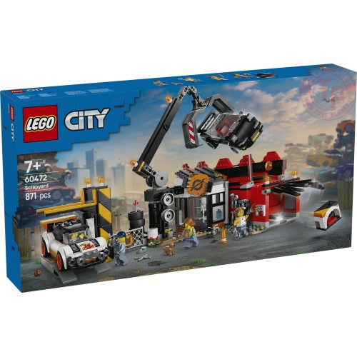 Sfasciacarrozze con auto 60472 LEGO CITY 60472 LEGO