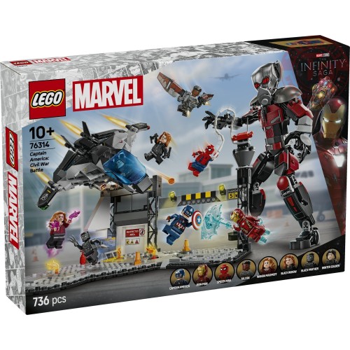 Azione di battaglia Captain America: Civil War 76314 LEGO MARVEL 76314 LEGO