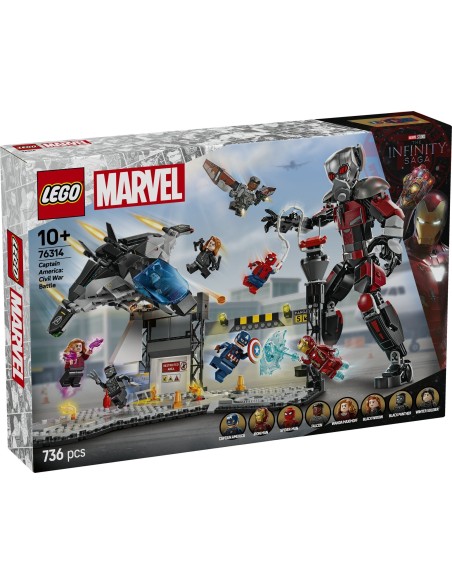 Azione di battaglia Captain America: Civil War 76314 LEGO MARVEL 76314 LEGO
